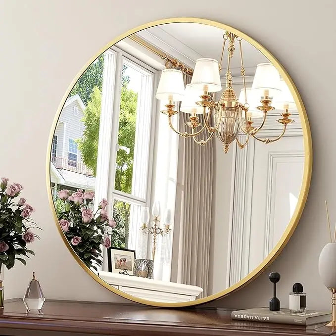 Soft Haus™ Halo Mirror – 36” Statement Wall Mirror