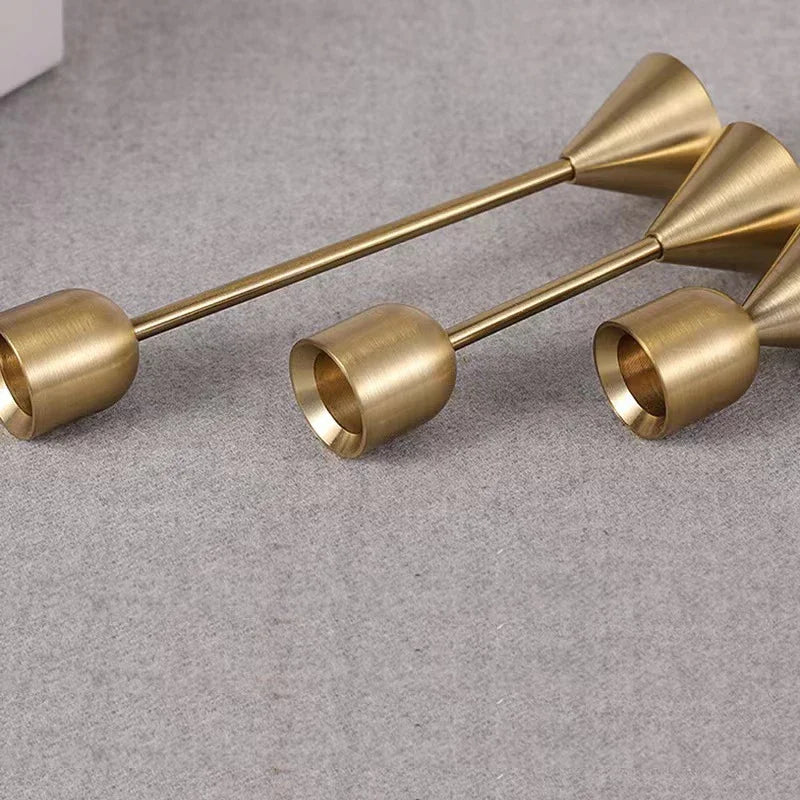 The Gold Candle Holder Set
