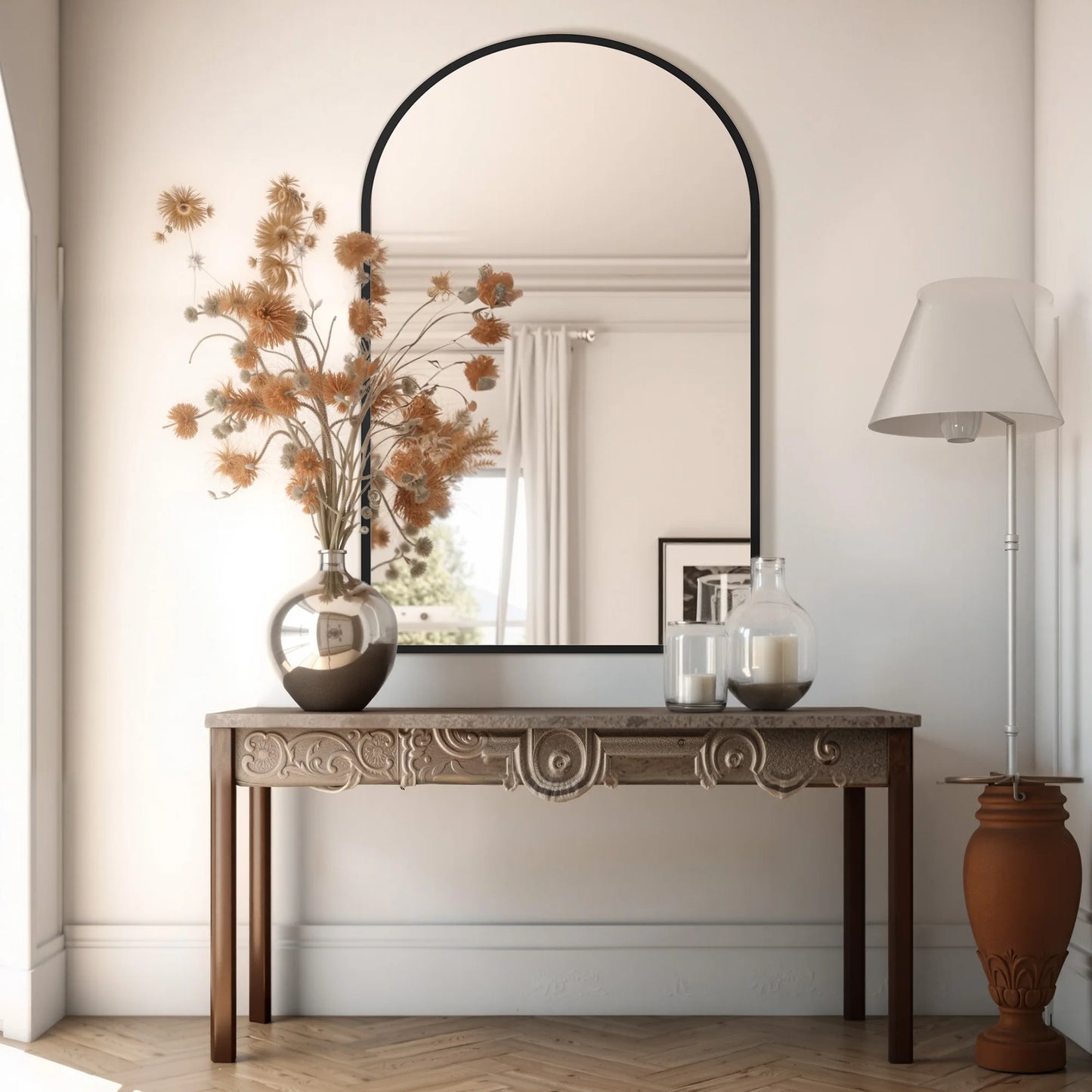 Soft Haus™ Arched Aura Mirror